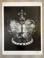 Prefab 77. "The Crown". 2 Colour Screenprint. Ltd Edition of 100. Stik Banksy