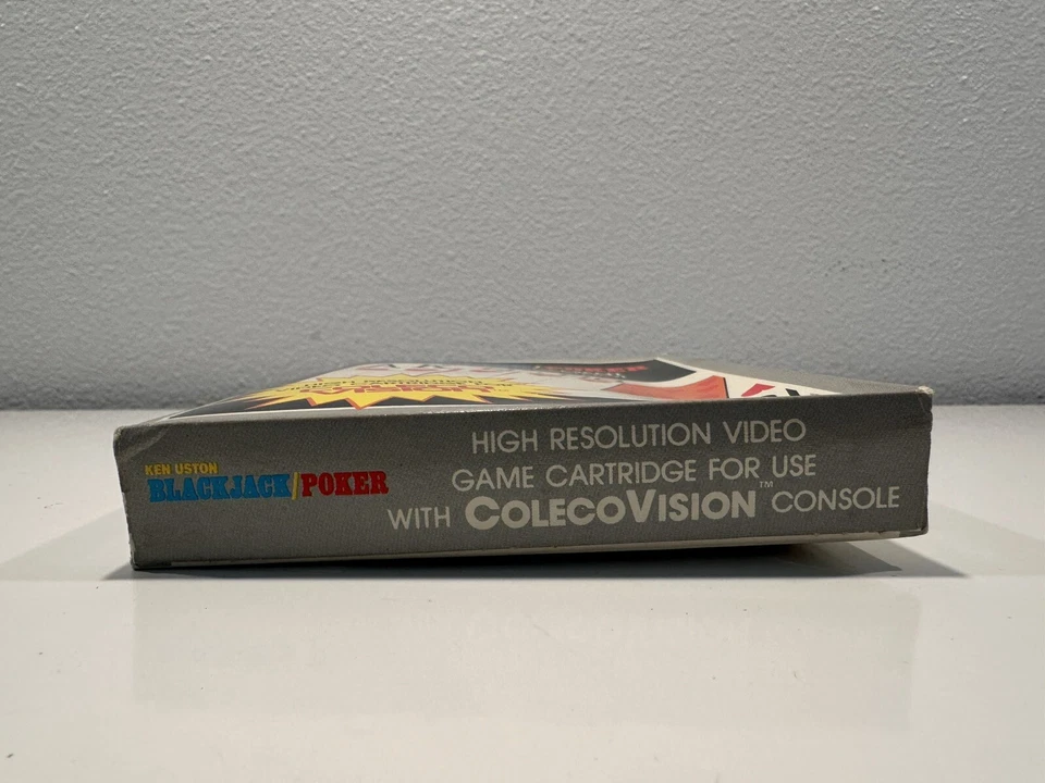 VINTAGE COLECO VISION Ken Uston Blackjack/Poker *NEW OLD STOCK - Image 3 of 4