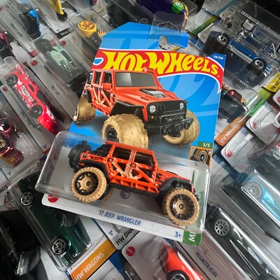 Treasure Hunts '17 Jeep Wrangler (mattorange) Schlammnieten - internationale Karte