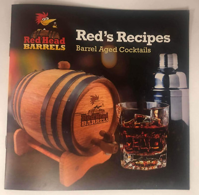 Premium Charred American Oak Aging Barrel (2 Liter) - No Engraving/Includes 12 p