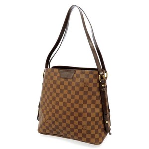 LOUIS VUITTON Cabas Rivington Damier Canvas Ebene N41108 LV Tote Bag Spain | eBay