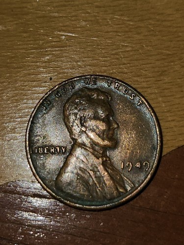 1949 wheat penny no mint mark - Picture 2 of 4