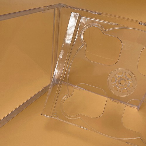 Empty CD Case PP Plastic Milky Transparent CD Case CD Case Capacity 2 Discs - Picture 4 of 7