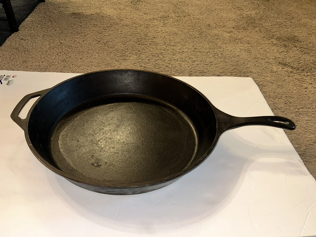 Lodge 14SK Skillet Large Cast Iron USA 15 Inch Fry Pan Skillet