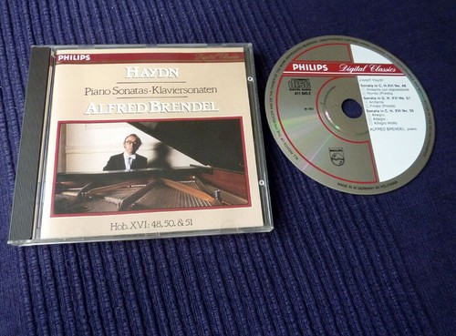 CD Alfred Brendel HAYDN PHILIPS Piano Sonatas 48 50 51 PDO West Germany Klavier - 第 1/4 張圖片