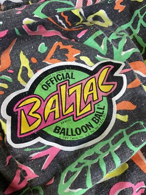 Vintage 1989 Catco Official Balzac Brand Balloon Ball Milton