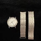 Timex Vintage 1970s Manual Wind Analog 33mm Silver Dial Arabic -for parts/repair