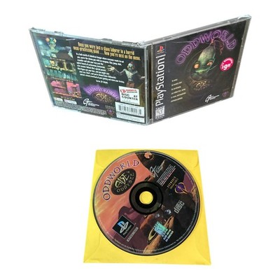Sony PlayStation 1 PS1 CIB COMPLETE TESTED Oddworld: Abe's Oddysee BL