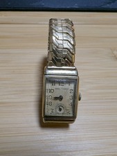 Vintage Ladies Gold Tone Waltham Watch Untested for Repair.