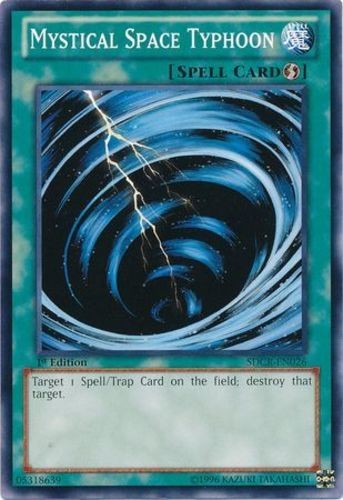 Mystical Space Typhoon - SDCR-EN026 - Common - 1st Edition Damaged