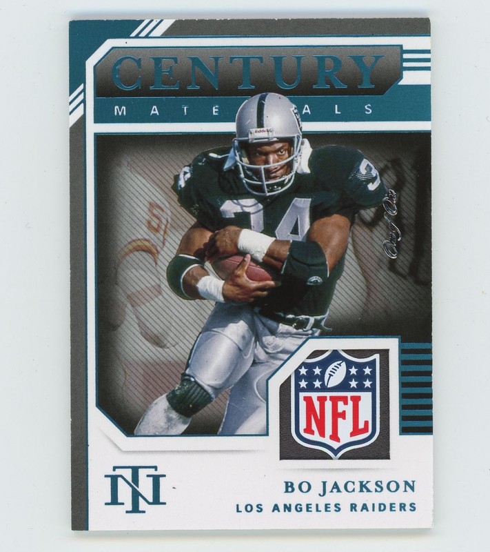 2020 National Treasures Century Materials Bo Jackson 1/1 Patch Raiders