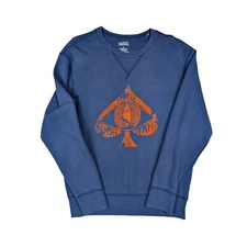 Daniel Cremieux "Hide Your Hand / The Evil Eye" Blue Sweatshirt Men's Size XL