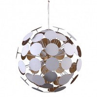 Weiß Gold Moderne HäNgelampe Pendelleuchte 6X40W/E14 50X120 [Cm]