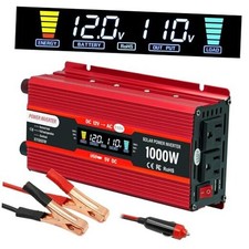 Car Power Inverter 12v to 110v 1000W/2000W Peak Power Inverters for 650W