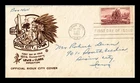DR JIM STAMPS US COVER LEWIS & CLARK EXPEDITION FDC THERMOGRAPHED OPEN TOP