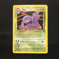 Pokémon TCG Muk Holo Rare Fossil Set 13/62 WOTC Vintage 1999 on eBay