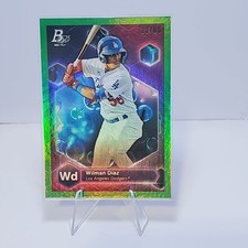 2022 Bowman Platinum Wilman Diaz Precious Elements Green #d /99