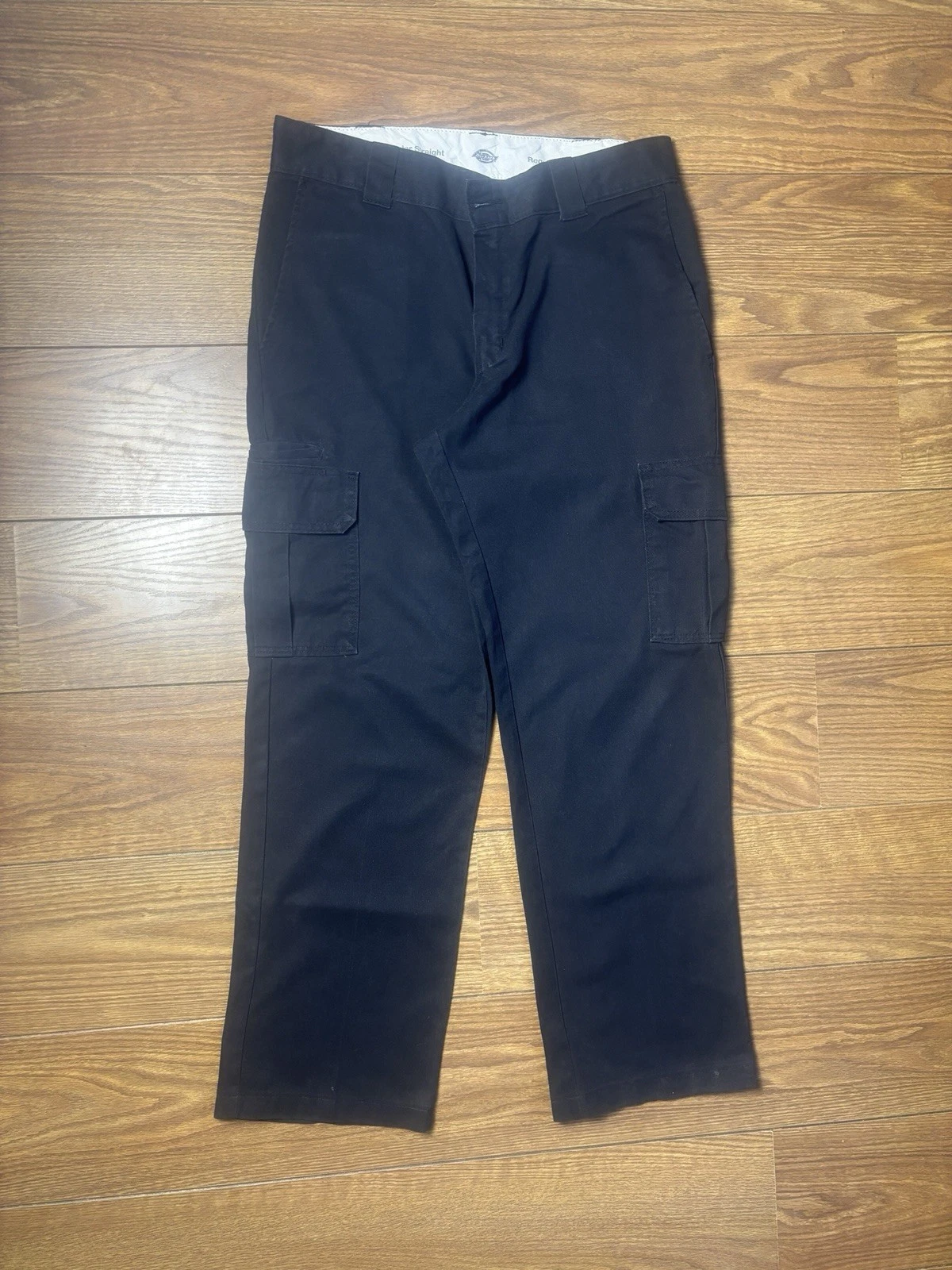 Dickies Regular Straight Cargo Pants - Black W34 L30 | Workwear Skater Gorpcore