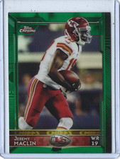 2015 Topps Chrome Jeremy Maclin Green Refractor Parallel 🏈Kansas City Chiefs🏈