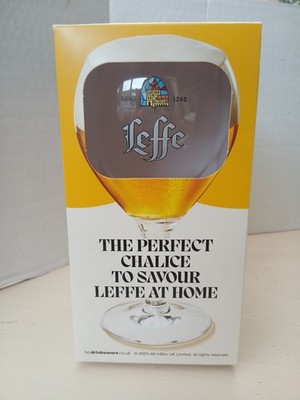 Leffe Belgian Beer 33cl Chalice Glass M22 Gift Boxed Brand New