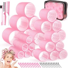 Set Rodillos De Pelo Rizadores De Pelo 4 Tama os Con Clips Para Cabello Mujeres