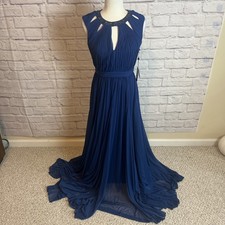 Adrianna Papell Women’s NWT Formal Evening  Shirred Necklace Dress Size 6