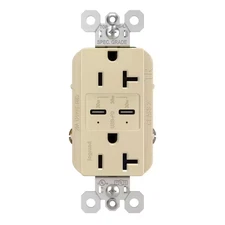 Radiant 20 Amp 125-Volt Tamper-Resistant Duplex Outlet with Ultra-Fast plus Powe