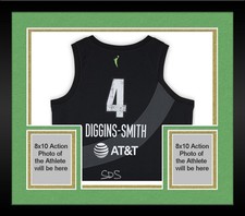 Framed Skylar Diggins-Smith Storm Signed Nike Rebel Victory Player Jersey