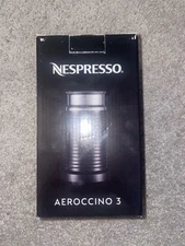 Nespresso Aeroccino 3 Standalone Milk Frother (Model 3594, Black) Open Box New