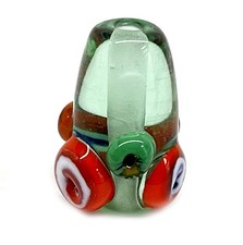 Handmade Lampwork Glass Beads From Murano with Silver Tamara Yarilo Brand 1 Pcs