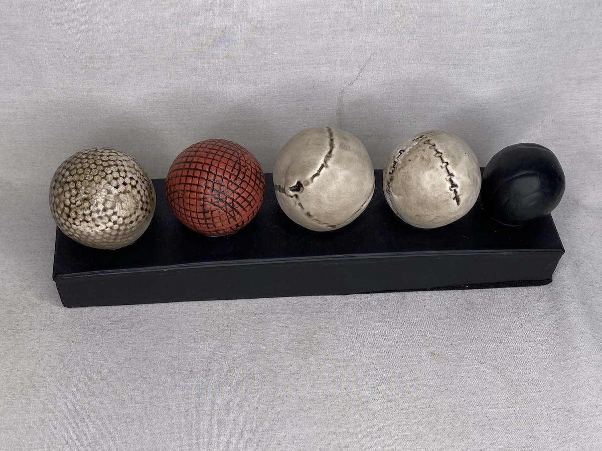 History of the Golf Ball, Desk Plaque, Signed, Numbered, Limited