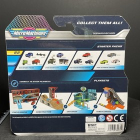 Micro Machines Series 2 Micro City #06 Silver Chrome Bus Chase On Card