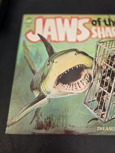 Jaws Of The Shark Vinyl Record 1975 Peter Pan Industries Story Album - Zdjęcie 3 z 6