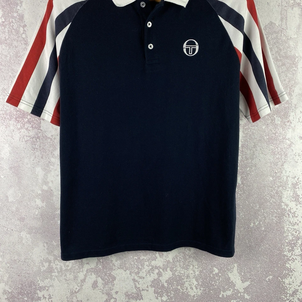 Polo Sergio Tacchini Hombre Lujo Y2K Italia Talla L Foto 3 de 4