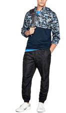 Under Armour men's Sportstyle 1/4 zip Pullover Anorak Jacket - Small - Blue