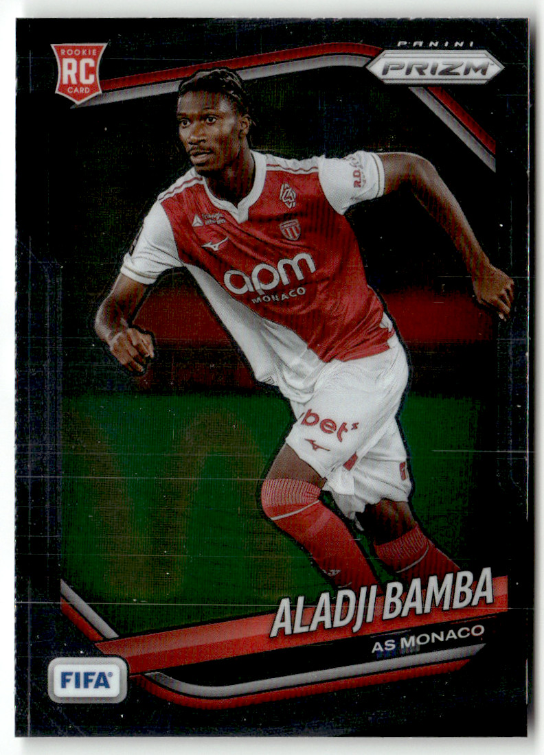 Panini Prizm FIFA 2025-26 Nº Base de novato 160 Aladji Bamba