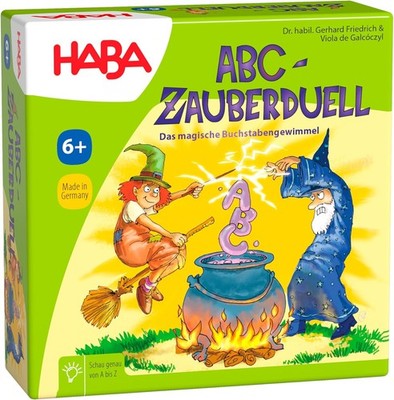 HABA ABC Zauberduell Lernspiel ab 6 Jahre Buchstaben Spiel Schule Geschenk