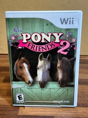 Pony Friends 2 Nintendo Wii Video Game Horse Pet Simulation 2010