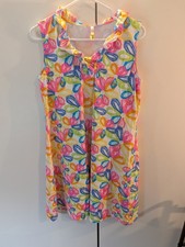Lulu Woman's Small Pastel Print Sleeveless Dress