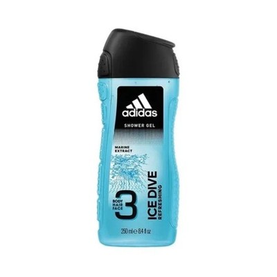 12x Adidas Shower Gel Ice Dive Marine Bulk Personal Care Beauty 250ml