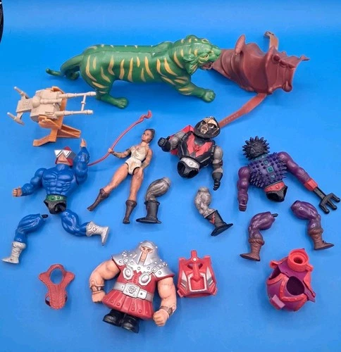 MOTU Vintage Figures Parts Lot He Man Masters Of The Universe Toys 80s