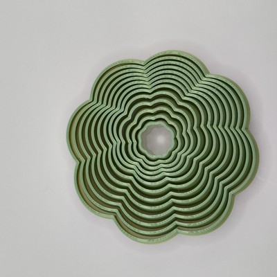 hausgemachtes 3D-gedrucktes optisches Illusion Blume Spirale Turm Design Zappel Spielzeug UK