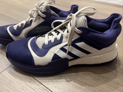 Adidas Marquee Boost Low Mens 12 Basketball Shoes Purple White
