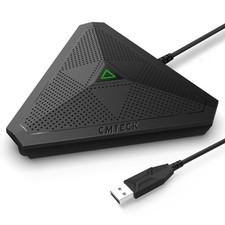 Conference USB Omnidirectional Microphone w/ Mute for PC/Mac US