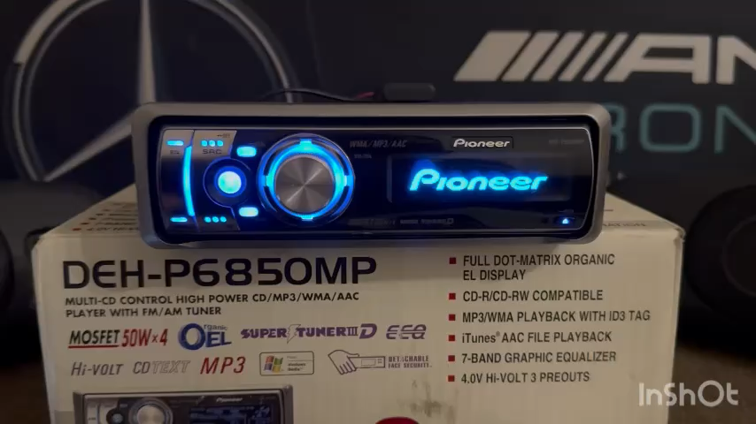 PIONEER DEH-P6850MP Car Radio CD Receiver Mp3/WMA Bluetooth Mod