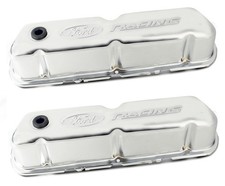 Ford Racing 302-070 Stock Valve Covers Chrome For 289 302 351w