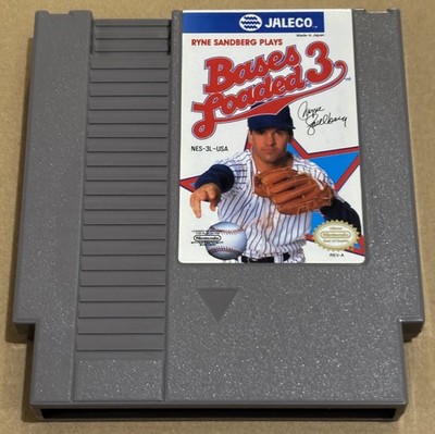 Nintendo NES Bases Loaded 3 (Cleaned, Tested & Working)