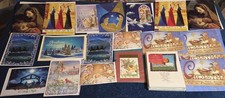 Lot of 40 DELUXE PREMIUM Religious Assorted Christmas Greeting Cards Scripture