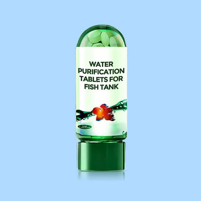 Water Purification Tablets Eco-Friendly Aquarium Water Purifier Fast-Acting Fish