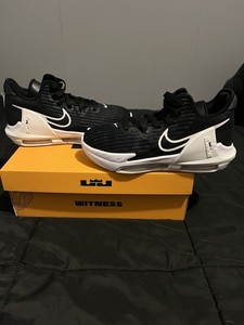 Nike LeBron Witness VI GS Youth 6Y Black/White Basketball Shoes